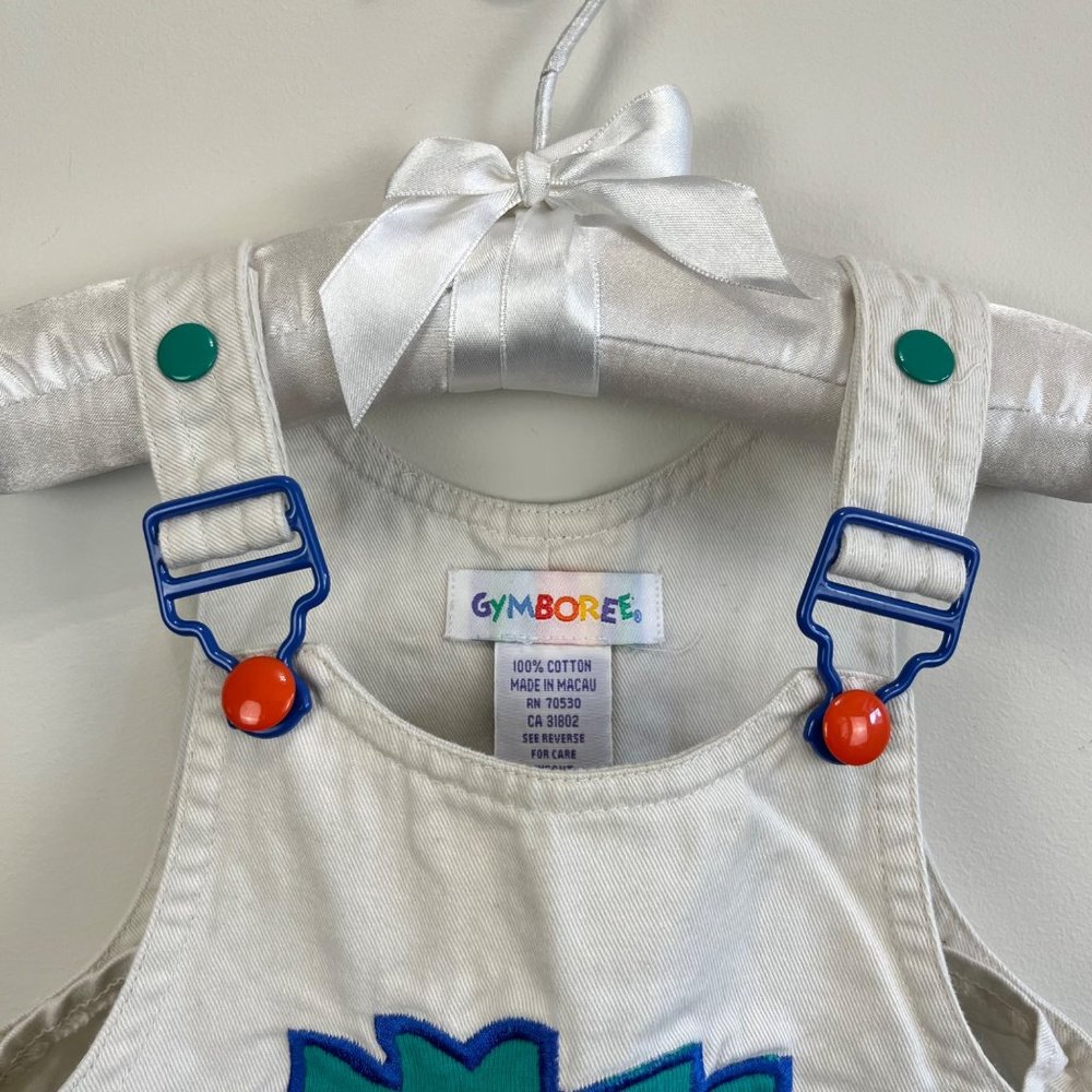 Vintage Gymboree Lion Shortall Romper Infant 6-12 Months - Picture 3 of 9